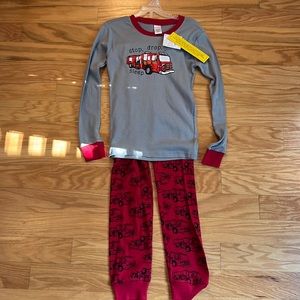 New with tags! Gymboree Gymmies Firetruck Pajamas